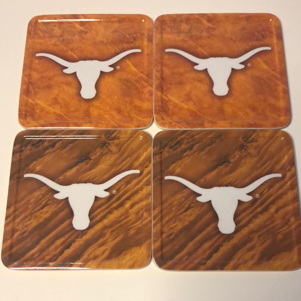 University of Texas Ecobamboo coasters